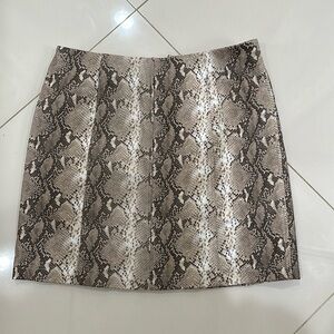 Wild Honey Snake Skin High Waisted skirt